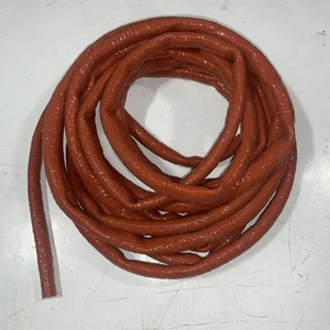 Silicone/Fiberglass Fire Sleeving High Temp Insulation Sleeve 10mm ID, 25’ Piece - Bild 1 von 2