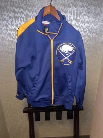Mitchell & Ness NHL Full Zip Varsity Jacket Buffalo Sabres Small Cover