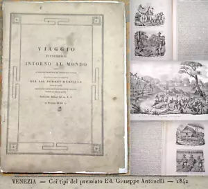 Viaggio Al Mondo Dumont d'Urville 1842 ~ Grabados ~ CALCUTTA India ~ SUMATRA etc. - Imagen 1 de 16