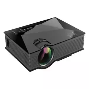Uc68 80 Ansi Lumens 800X400 Home Theater Multimedia Hd 1080P Led Projector Suppo - Picture 1 of 8
