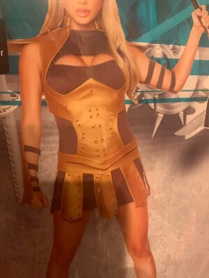 Nuevo Disfraz Mujer Guerrera Sexy Roma Adulto Talla Mediana Mujer Maravilla Foto 1 de 4