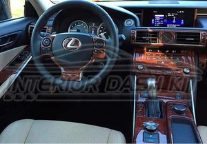 INTERIOR WOOD DASH TRIM KIT SET FITS LEXUS GS 350 GS 450H GS450h 2013 2014 2015 - Picture 1 of 11