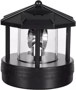 Rotating Solar Lighthouse LED - Waterproof Garden Decor Light - Picture 1 of 8
