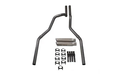 道奇 Ram 1500 94-03 2.5 英寸双卡车排气套件无消声器夹头 — 第 1/3 张图片