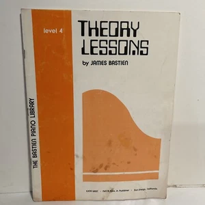 Bastien Piano Library Theory Level 4- Paperback - Good - Picture 1 of 7