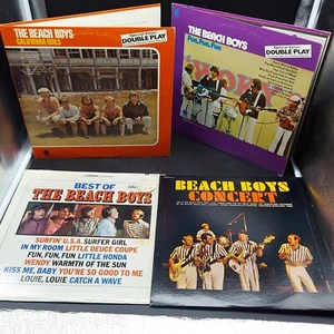 4 Beach Boys Lp's - 2 Double Play, Best of, Concert - Imagen 1 de 7
