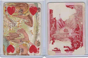 Tarjetas de arlequín N241 Kinney Bros., 1890, Heart 4, The Meet Horse - Imagen 1 de 1