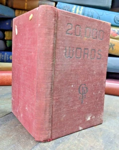 Dictionary Alternative 20,000 Words 1st Edition Louis Leslie Hardcover 1934 - Picture 1 of 9