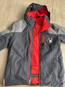 Boys Spyder SKI JACKET  Size 10 - Picture 1 of 3