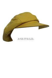 CAPPELLO VITTORIANO PEAKY BLINDERS GIALLO CHIARO UOMO PANETTIERE NOTIZIE RAGAZZO CAPPELLO PELLE GATSBY - Foto 1 di 9