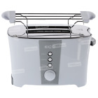 ECG ST 818 Toaster 2 Scheibe 800 W Grau, Edelstahl