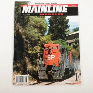 Mainline Modeler Magazine August 2003 Issue Model Railroading Santa Fe Fe-15 - Bild 1 von 4