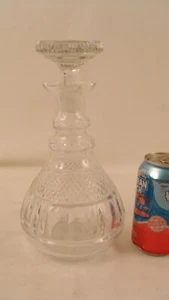 Antike amerikanische Glaskaraffe mit Brillantschliff #2 - Bild 1 von 5