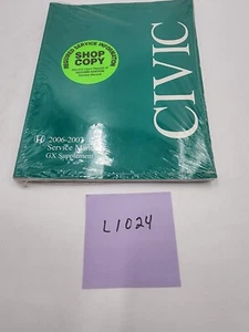 2006 2007 Honda Civic Factory Service Manual GX Supplement OEM  - Picture 1 of 7