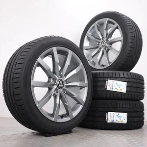 Sommerräder 18 Zoll VW Passat 3G B8 Original Alu-Felgen 3G0601025Q Sommerreifen - Bild 1 von 6