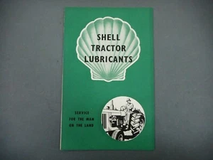 ORIGINAL SHELL TRACTOR LUBRICANTS PAMPHLET - Picture 1 of 3