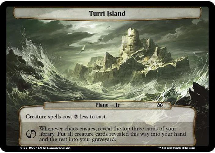 MTG Turri Island  - March of the Machine Commander Planechase #162 - Image 1 of 1