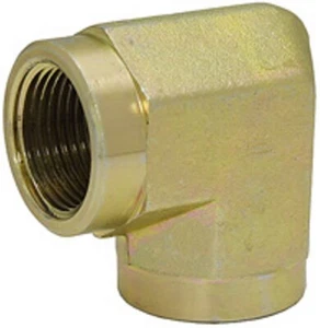 Adaptador 1/2"" NPT hembra x 1/2"" NPT hembra 90 grados codo 5504-08-08 9-5504-8-8 - Imagen 1 de 2