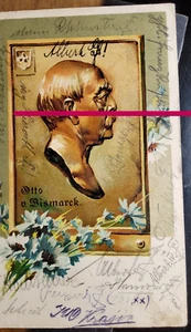 Otto von Bismarck - Landsmannschaft Egerländer Landtag Prag / Karte Studentika - Picture 1 of 3