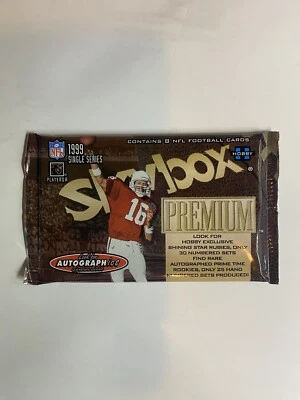 1999 Fleer Skybox Premium Football NFL Hobby Factory Sealed Individual Packs (1) - Image 1 of 4