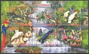 PE1155 2017 LOROS AVES FAUNA 1KB MNH - Imagen 1 de 1