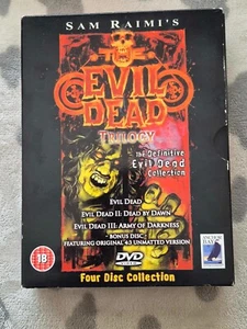 The Evil Dead Trilogy - Movies - 4 Disc Boxset - European Release - PAL Region 2 - Picture 1 of 17