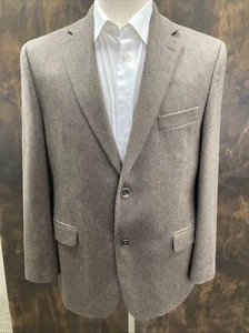 Jack Victor Collection 42R Landonwood Cashmere Mink Soft Brown Blazer Canada - Picture 1 of 11