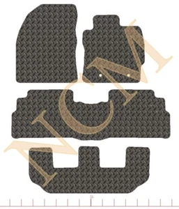 ALFOMBRILLA COCHE GOMA A MEDIDA TOYOTA VERSO 2009-12 versión 7 asientos en 3 y 5 mm de grosor - Imagen 1 de 8