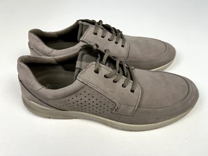 Ecco Irving Herren Halbschuhe Grau EUR 46 - Picture 1 of 3