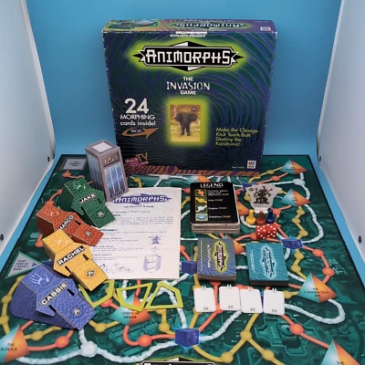 Vintage Animorphs The Invasion Game by Milton Bradley COMPLETE - Image 1 of 4