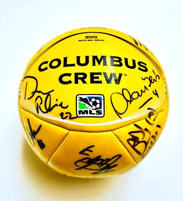 Columbus Crew MLS 2013 Team Signed Adidas Mini Replica Soccer Ball - Image 1 of 4