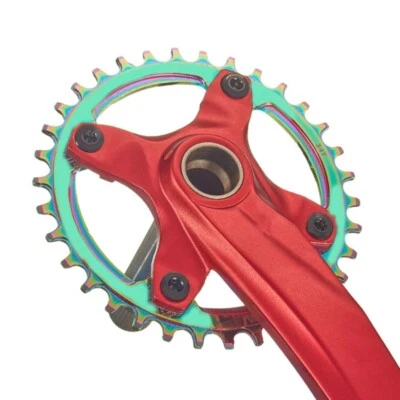 Chain Stability Aluminum Chainwheel Narrow Wide Tooth Pattern Chainring - Image 1 of 4