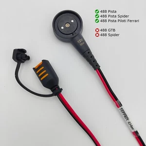Ferrari 488 Pista CTEK Adaptor Magnetic Battery Charging MagCode PowerClip - Foto 1 di 7