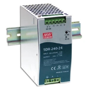 NUEVA fuente de alimentación industrial Mean Well SDR-240-24 carril DIN 100-240VAC entrada 2,6A - Imagen 1 de 3