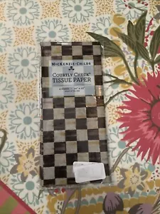 Mackenzie-Childs Courtly Check Tissue Paper Retired 20”/30” Decoupage Crafts - Picture 1 of 3