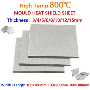 High Temp 800℃ Mould Heat Shield Sheet Thermal High Temp Insulation Fire Board - Picture 1 of 14