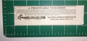 1929 Newton Automatic Shading Pen Co. Advertisement Pontiac, Michigan - Picture 1 of 1