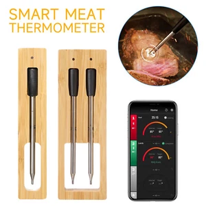 Smart Meat Thermometer with Bluetooth &165ft Wireless Range USA - Picture 1 of 25