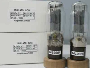 GZ33 Mullard Triple mica Made in Gt.Britain Amplitrex Tested Qty 1 Match Pair - Picture 1 of 10