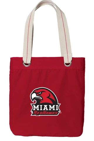 Miami Redhawks Tote Bag Miami of Ohio Shoulder BAG A TOP RedHawks GIFT IDEA! Cover