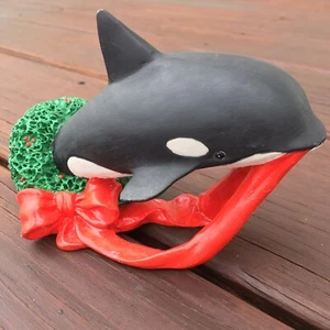Tom Rubel Silber Hirsch Weihnachten Tiere Killerwal Orca Figur selten 1990 - Bild 1 von 7