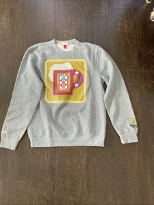 Mitchell Ness NBA 1977 Milwaukee Bucks All Star Gray Sweatshirt Mens L - Picture 1 of 8