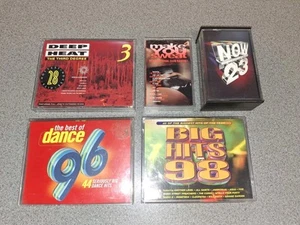Retro 1990s 5 Dance cassettes great vintage rave music all complete - Picture 1 of 4