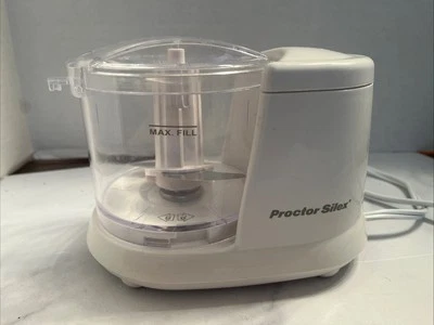 Proctor Silex 1.5-Cup Capacity Corded Compact Food Chopper White 72500R - Image 1 of 4