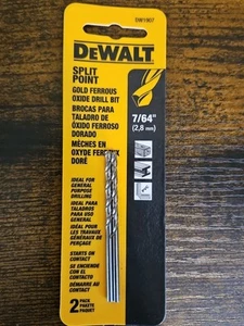 Dewalt 1907, 7/64 Split Point Drill Bit, NEW - Picture 1 of 8