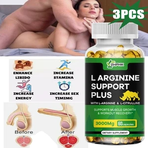 180 L-Arginin Cap 3000mg Stickstoffmonoxid Testosteron Booster Spermien Kapsel Pillen - Bild 1 von 8