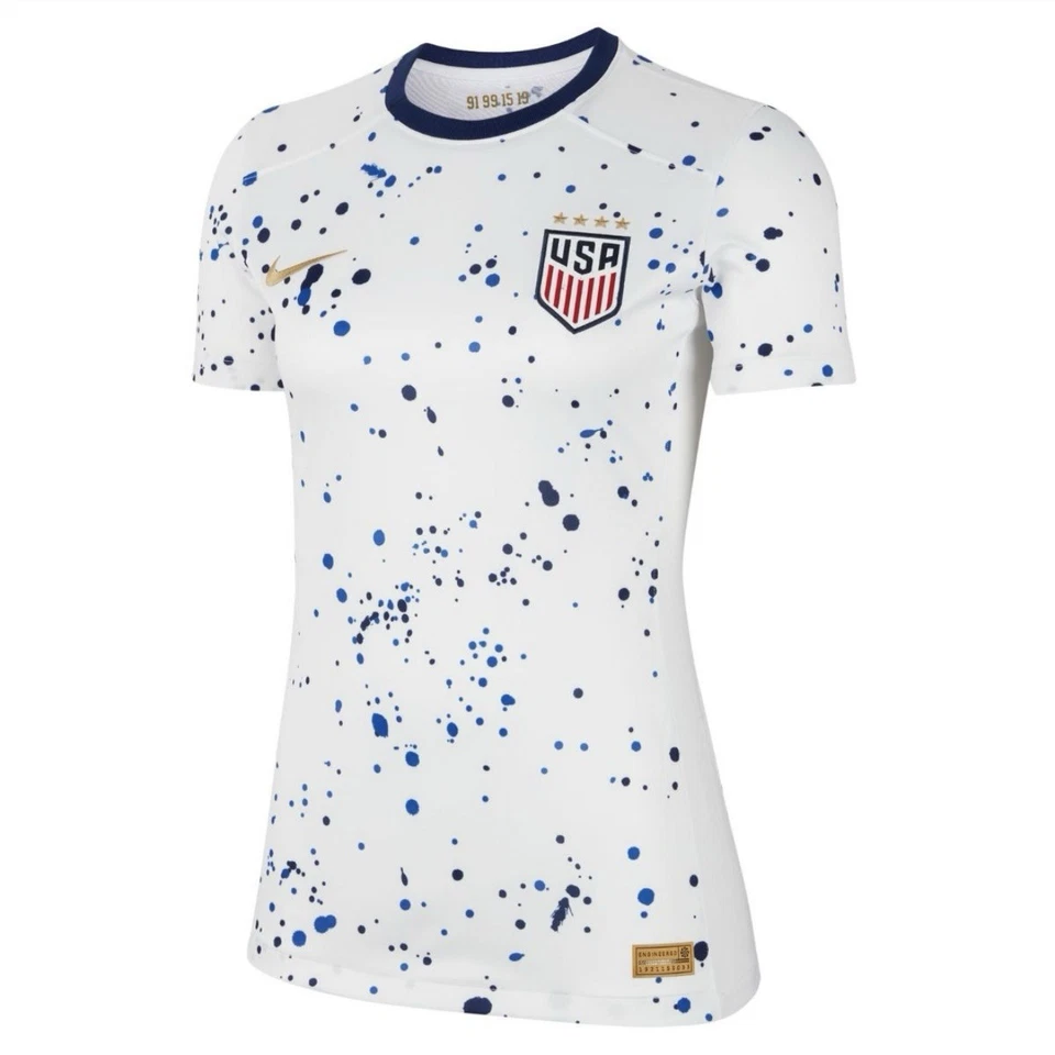 Nike US Women's Olympics ‘Home’ Dri-Fit Soccer Jersey (White) XL USA DR5578-101
