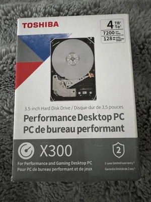 Toshiba X300 4TB Performance Desktop PC  New Sealed Box - Image 1 of 3