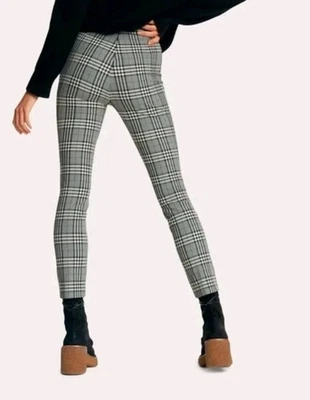 NWT Rag & Bone 6  Skinny  Stretch Black White Plaid Simone Check Pant $325 - Image 1 of 4