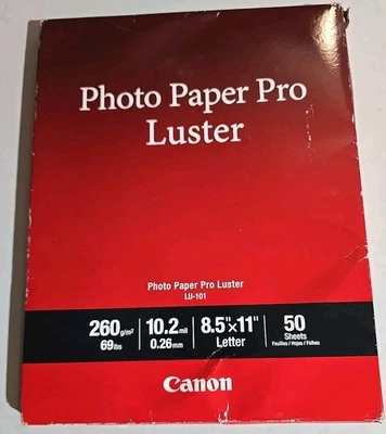 Canon Photo Paper Plus Semi-Gloss SG-201 Inkjet Paper 4x6" 50 Sheets Brand New - Image 1 of 4